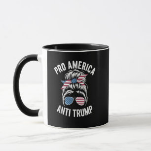 Pro-America Anti-Trump American USA Flag Resist Tasse