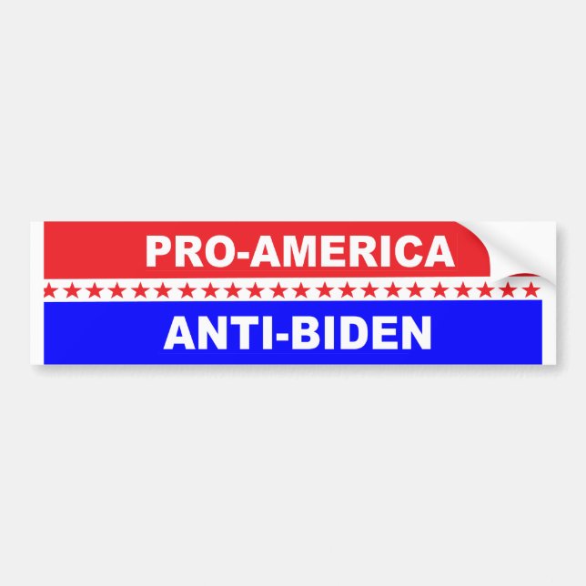 Pro-Amerika-Anti-Biden Autoaufkleber (Vorne)