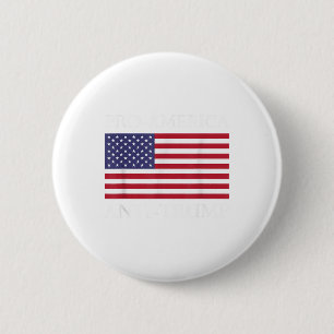 Pro-Amerika Anti-Trump - American Flag Resist Button