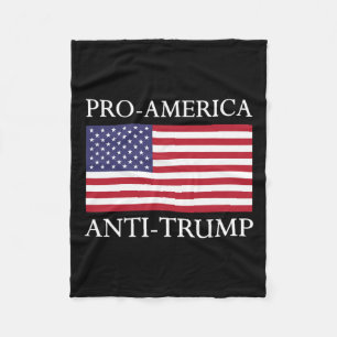 Pro-Amerika Anti-Trump - American Flag Resist Fleecedecke
