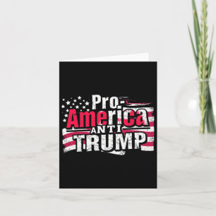 Pro-Amerika Anti-Trump - American Flag Resist Karte