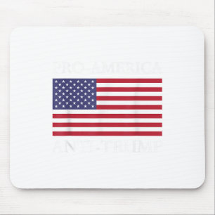Pro-Amerika Anti-Trump - American Flag Resist Mousepad