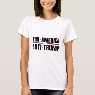 Pro-Amerika Anti-Trump-Flagge T-Shirt