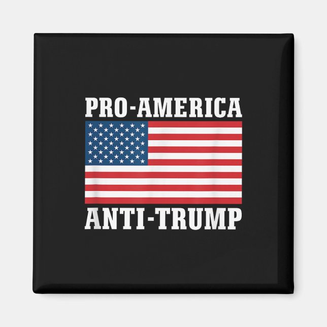 Pro-Amerika Anti-Trump Magnet (Vorne)