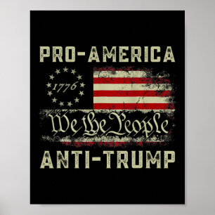 Pro-Amerika Anti-Trump Wir das Volk Anti-Trump Poster