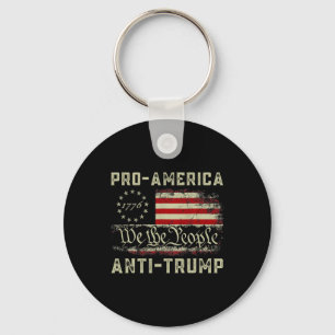 Pro-Amerika Anti-Trump Wir das Volk Anti Trump  Schlüsselanhänger