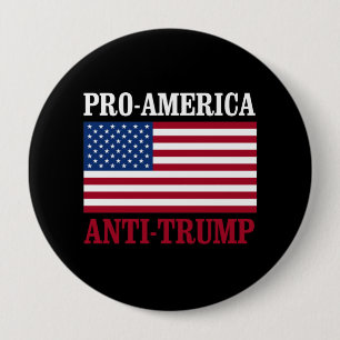 Pro-Amerika Anti-Trumpf - Anti-Trumpf - - Button