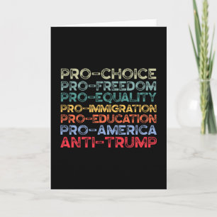 Pro-Amerika Pro-Freiheit Pro-Wahlrecht Pro-Gleichh Karte