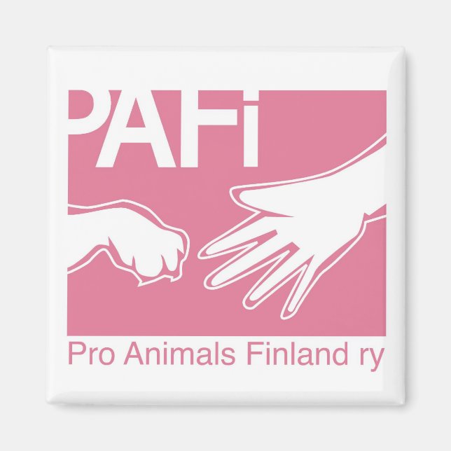 Pro Animals Finnland Logo Magnet (Vorne)