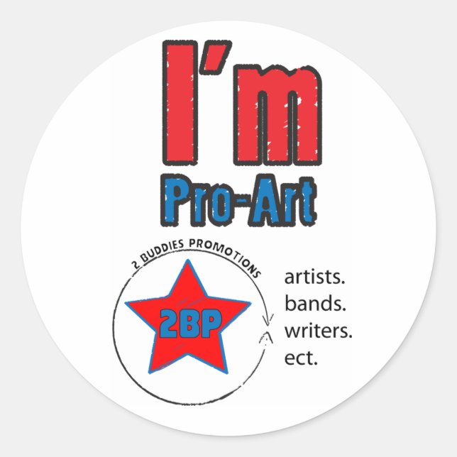 Pro Art Sticker (Vorderseite)
