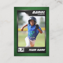 PRO Baseball-Karte mit der Trading Card des Stats  Telefonnummerkarte