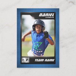 PRO Baseball-Karte mit der Trading Card des Stats  Telefonnummerkarte