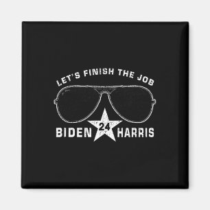 Pro Biden Harris Präsidentschaftswahlkampagne Vint Magnet