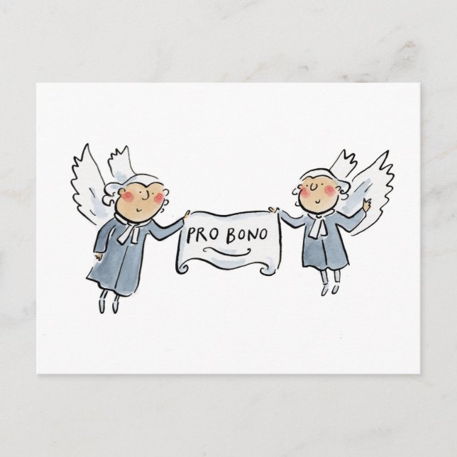 Pro Bono Postkarte (Vorderseite)