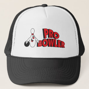 Pro Bowler Bowling Button Truckerkappe