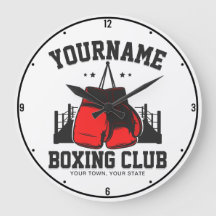 Pro Boxer ADD NAME Red Gloves Boxring Training