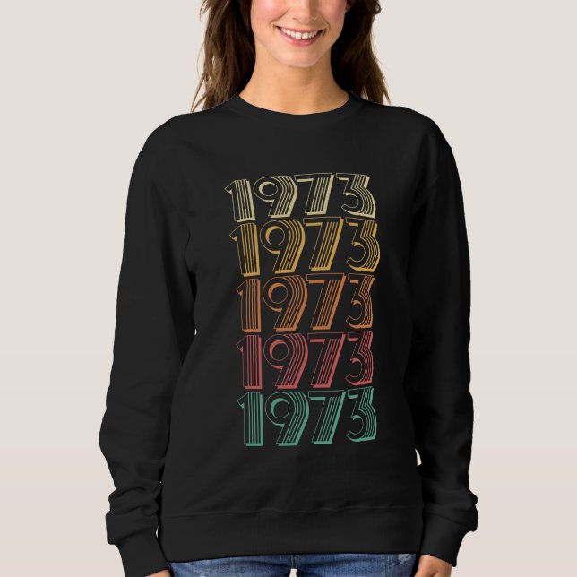 Pro Choice Abortion Rights Pro Roe 1973 Graphics Sweatshirt (Vorderseite)