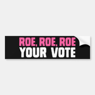 Pro-Choice Abortion Vote ROEvember Roe Your Vote Autoaufkleber