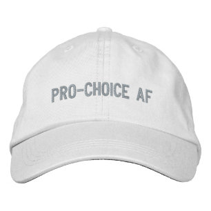 Pro Choice AF rosa weiße benutzerdefinierte minima Bestickte Baseballkappe
