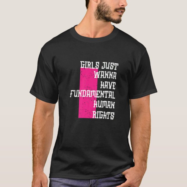 Pro Choice Basis Menschenrechte Frauenrechte T-Shirt (Vorderseite)