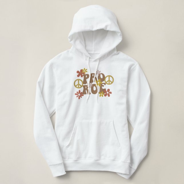 Pro Choice Feminist Peace Liebe & Reproduction Rig Hoodie (Design vorne)