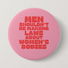 "Pro-choice"-Feministin Button