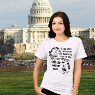 Pro-Choice-Humor Politische Karikatur Vintage Tri-Blend Shirt