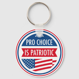 Pro Choice ist die patriotische amerikanische Frei Schlüsselanhänger