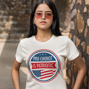 Pro Choice ist die patriotische amerikanische Frei T-Shirt
