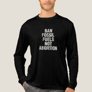 Pro-Choice Öko-Krieger T-Shirt: Fossile Brennstoff Tri-Blend Shirt