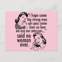 Pro Choice Politischer Cartoon Retro Feminist Spaß