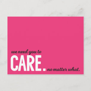 Pro-Choice-Postkarten Postkarte