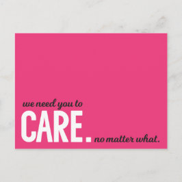 Pro-Choice-Postkarten Postkarte