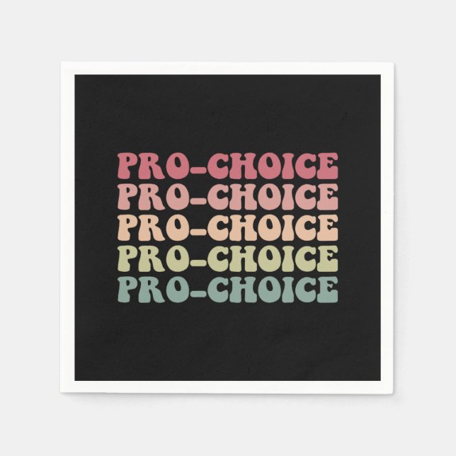 Pro Choice Pro Abortion Feminism Equal Rights Serviette (Vorderseite)