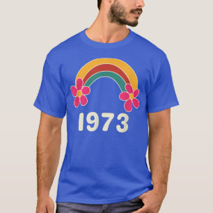 Pro Choice Retro Vintag Rainbow 1973 Feminismus 19 T-Shirt