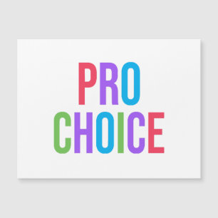 Pro-Choice Roe / Wade Frauenrechte Magnetkarte