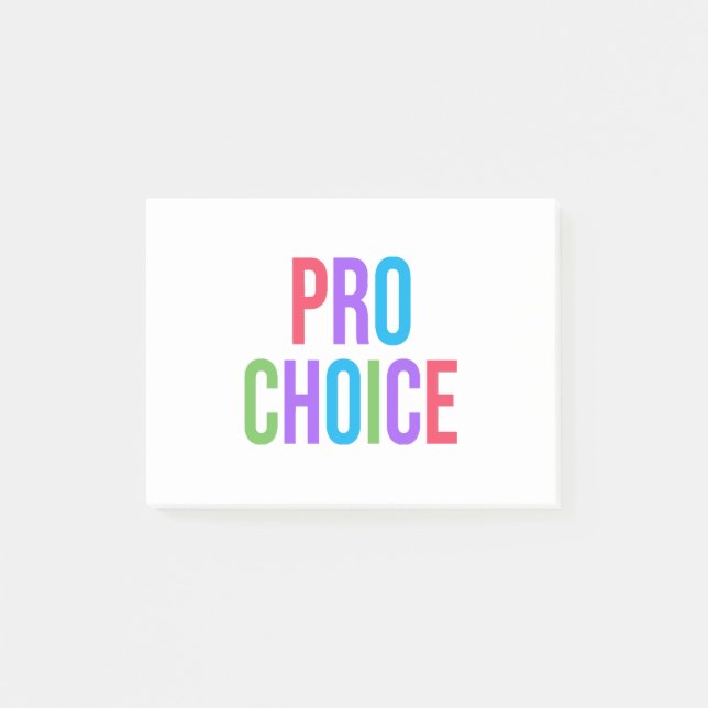 Pro-Choice Roe / Wade Frauenrechte Post-it Klebezettel (Vorderseite)