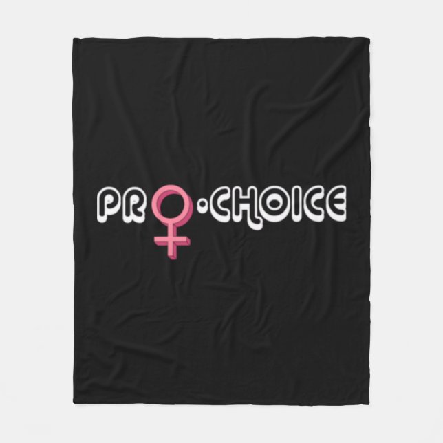 Pro Choice Roe / Wade Women's Health Fleecedecke (Vorderseite)