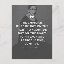 Pro Choice Ruth Bader Ginsburg Zitat