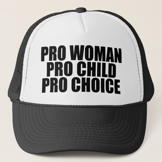 Pro Choice Women Child Truckerkappe (Vorderseite)