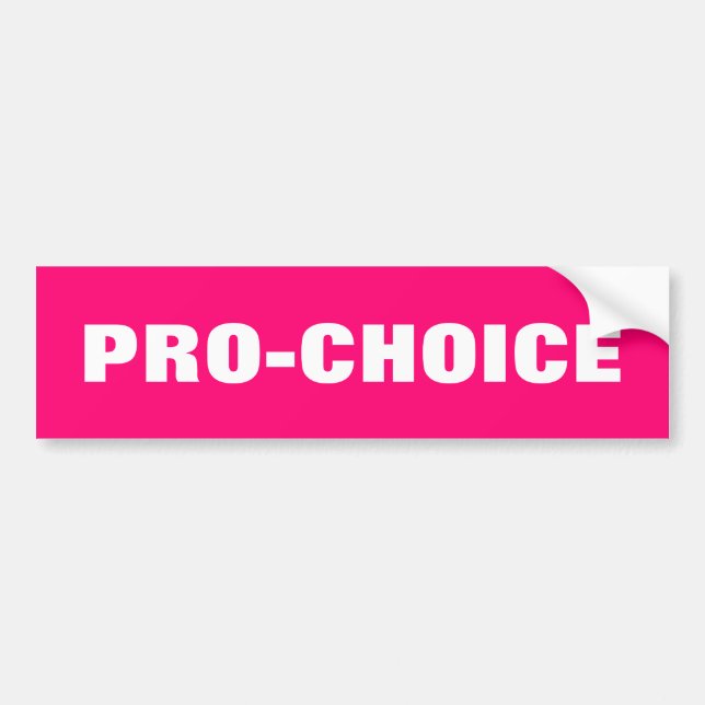Pro choice Women pro choice Abtreibungsrechte pink Autoaufkleber (Vorne)