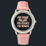 Pro Choice Women's Rights Feminist Patriarchy LGBT Armbanduhr<br><div class="desc">Pro Choice Women's Rights Feminist Patriarchy LGBTQ Pride Aktivistische Sozialjustiz</div>