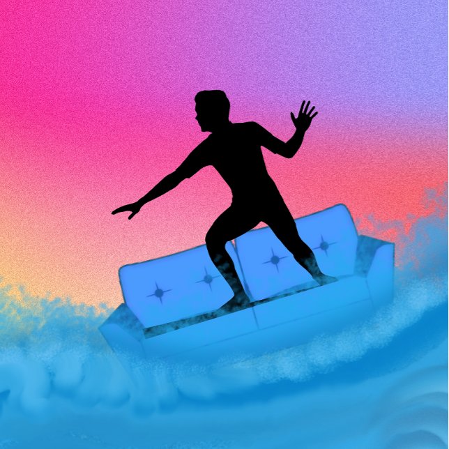 Pro Couch Surfer T-Shirt (Von Creator hochgeladen)