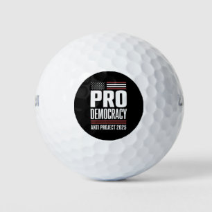Pro Democracy Anti Project 2025 Trump 2025 Golfball