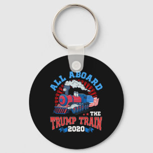 Pro Donald Trump Amerikaner Alle an Bord des Trump Schlüsselanhänger