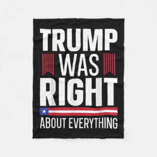 Pro Donald Trump hatte in allem recht Fleecedecke