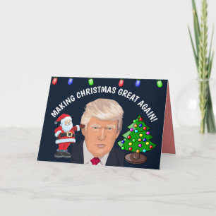 PRO Donald Trump Weihnachtskarten Feiertagskarte