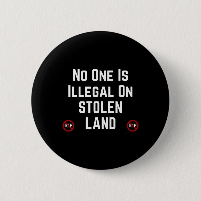 Pro Einwanderer Anti Ice Anti Diskriminierung Anti Button (Vorderseite)