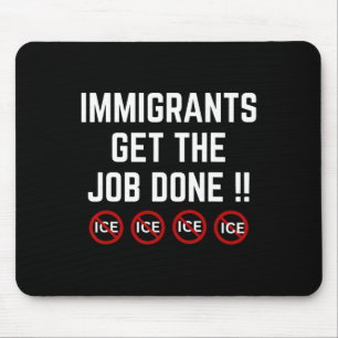 Pro Einwanderer Anti Ice Anti Trump  Mousepad