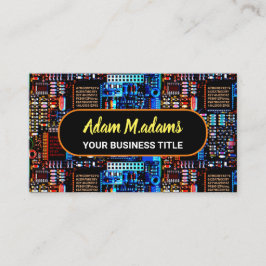 Pro Electronic PCB Printed Circuit Board (QR-Code) Visitenkarte